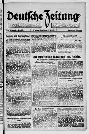 Deutsche Zeitung vom 25.03.1924