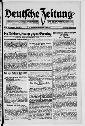 Deutsche Zeitung on Mar 29, 1924