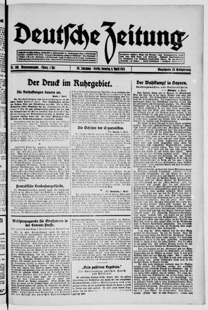 Deutsche Zeitung vom 06.04.1924