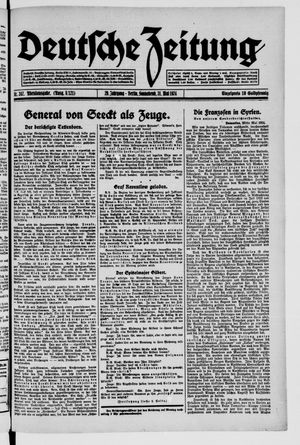 Deutsche Zeitung on May 31, 1924
