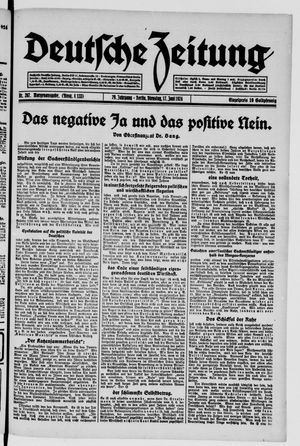 Deutsche Zeitung vom 17.06.1924