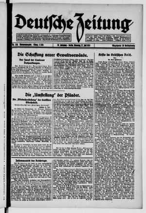 Deutsche Zeitung vom 22.07.1924