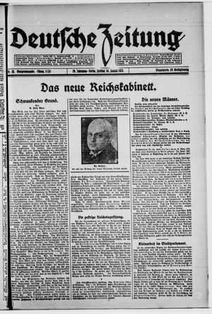Deutsche Zeitung vom 16.01.1925