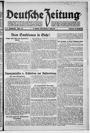 Deutsche Zeitung vom 27.01.1925
