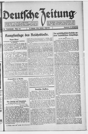 Deutsche Zeitung on Apr 5, 1925