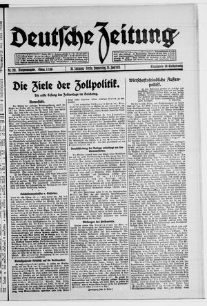 Deutsche Zeitung vom 25.06.1925