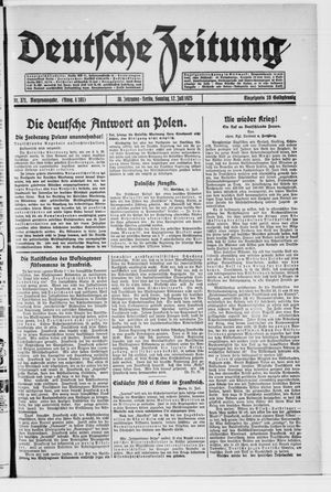 Deutsche Zeitung vom 12.07.1925