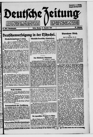 Deutsche Zeitung vom 21.12.1925