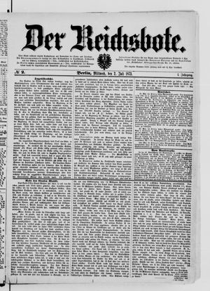 Der Reichsbote vom 02.07.1873