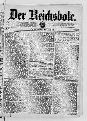 Der Reichsbote on Jul 3, 1873