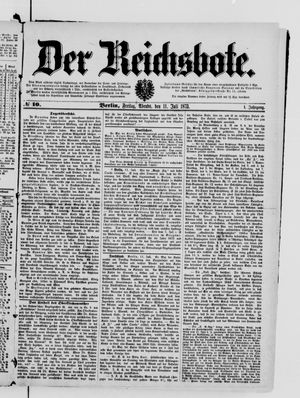 Der Reichsbote on Jul 11, 1873