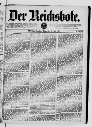 Der Reichsbote vom 12.07.1873
