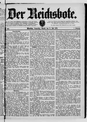 Der Reichsbote on Jul 17, 1873