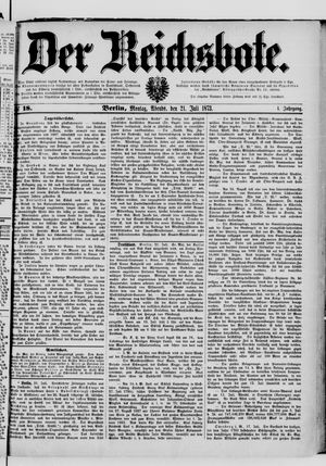 Der Reichsbote vom 21.07.1873