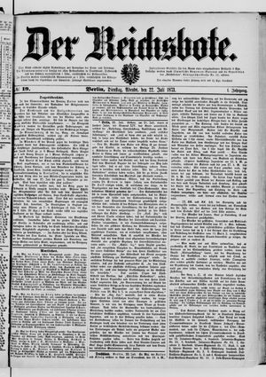 Der Reichsbote vom 22.07.1873