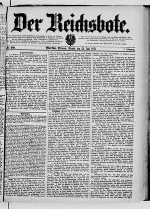 Der Reichsbote on Jul 23, 1873