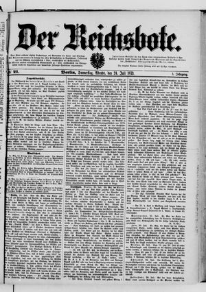 Der Reichsbote on Jul 24, 1873