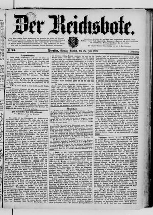 Der Reichsbote vom 28.07.1873