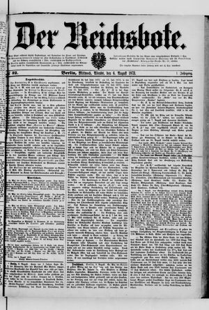 Der Reichsbote on Aug 6, 1873