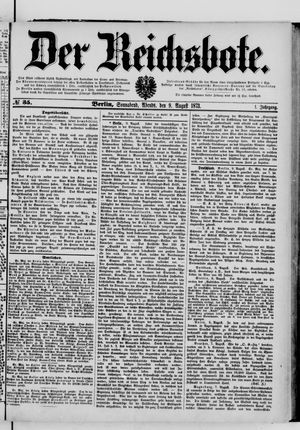 Der Reichsbote vom 09.08.1873