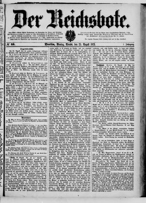 Der Reichsbote vom 25.08.1873