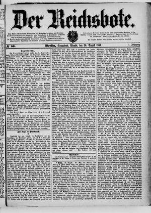 Der Reichsbote on Aug 30, 1873