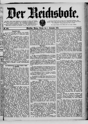 Der Reichsbote on Sep 1, 1873