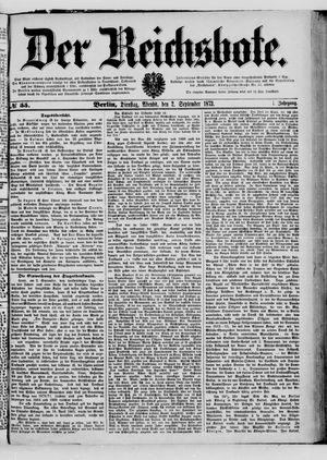 Der Reichsbote vom 02.09.1873