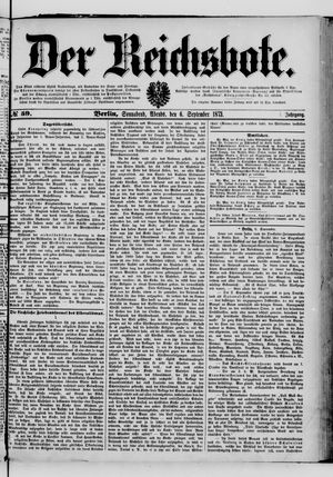 Der Reichsbote on Sep 6, 1873