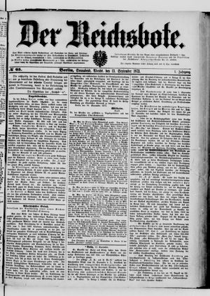 Der Reichsbote on Sep 13, 1873
