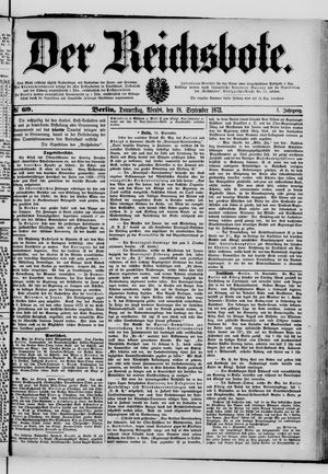 Der Reichsbote on Sep 18, 1873