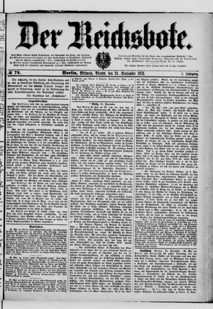 Der Reichsbote vom 24.09.1873