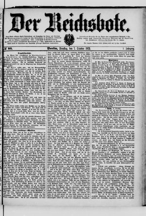 Der Reichsbote on Oct 7, 1873