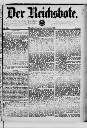 Der Reichsbote vom 09.10.1873