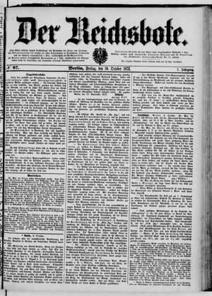 Der Reichsbote vom 10.10.1873