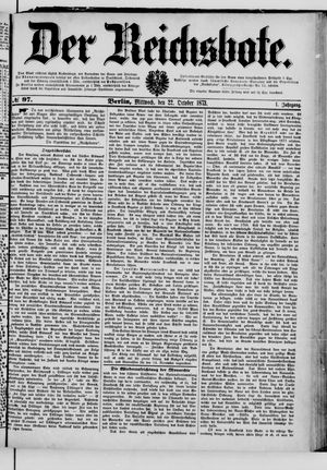 Der Reichsbote vom 22.10.1873