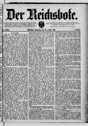 Der Reichsbote on Oct 30, 1873