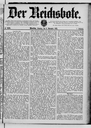 Der Reichsbote vom 09.11.1873