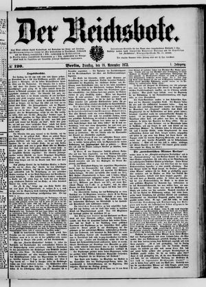 Der Reichsbote vom 18.11.1873