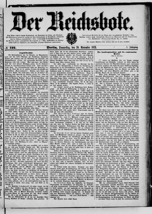 Der Reichsbote vom 20.11.1873