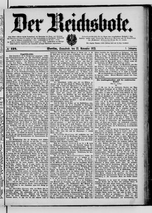 Der Reichsbote on Nov 22, 1873