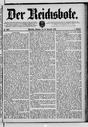 Der Reichsbote on Nov 26, 1873