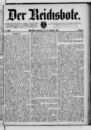 Der Reichsbote vom 27.11.1873