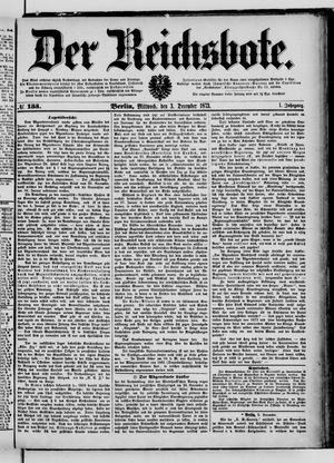 Der Reichsbote on Dec 3, 1873