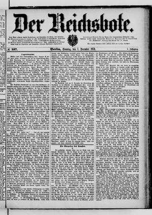 Der Reichsbote vom 07.12.1873