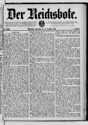 Der Reichsbote vom 11.12.1873