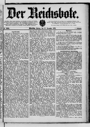 Der Reichsbote on Dec 12, 1873