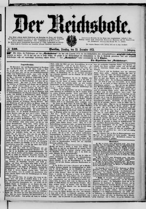 Der Reichsbote on Dec 23, 1873
