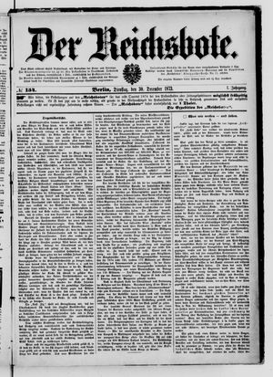 Der Reichsbote vom 30.12.1873