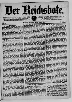 Der Reichsbote vom 01.01.1874